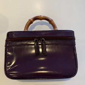 Gucci Bamboo Leather Travel/Makeup Bag